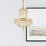 Thumbnail1 of Tranquil 6 Lt Gold Pendant Clear