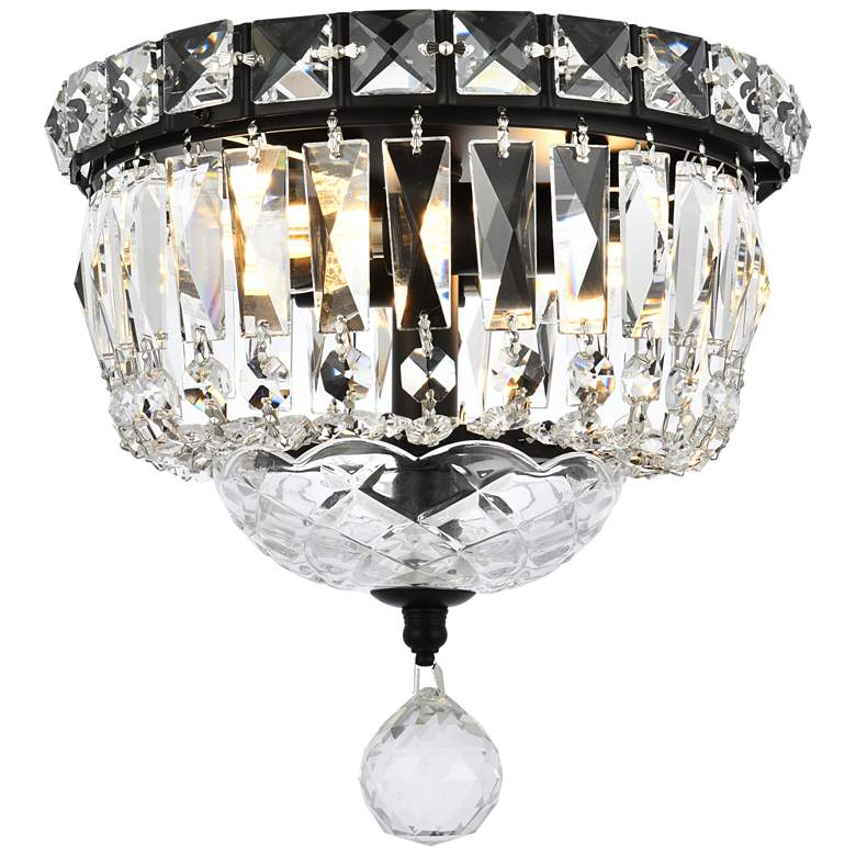 Image 2 Tranquil 8" Black Flush Mount
