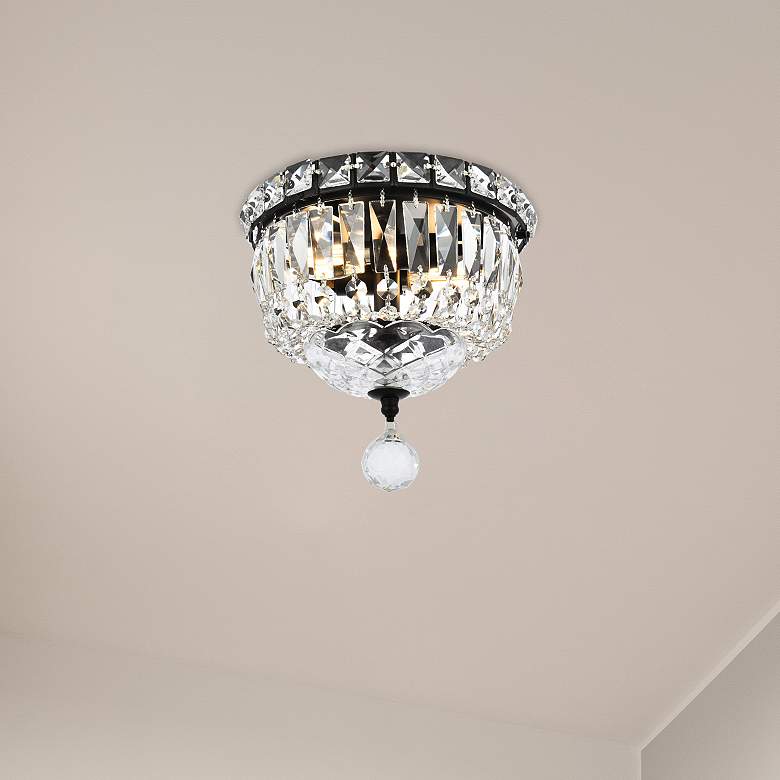 Image 1 Tranquil 8" Black Flush Mount