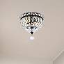 1_Tranquil 8" Black Flush Mount