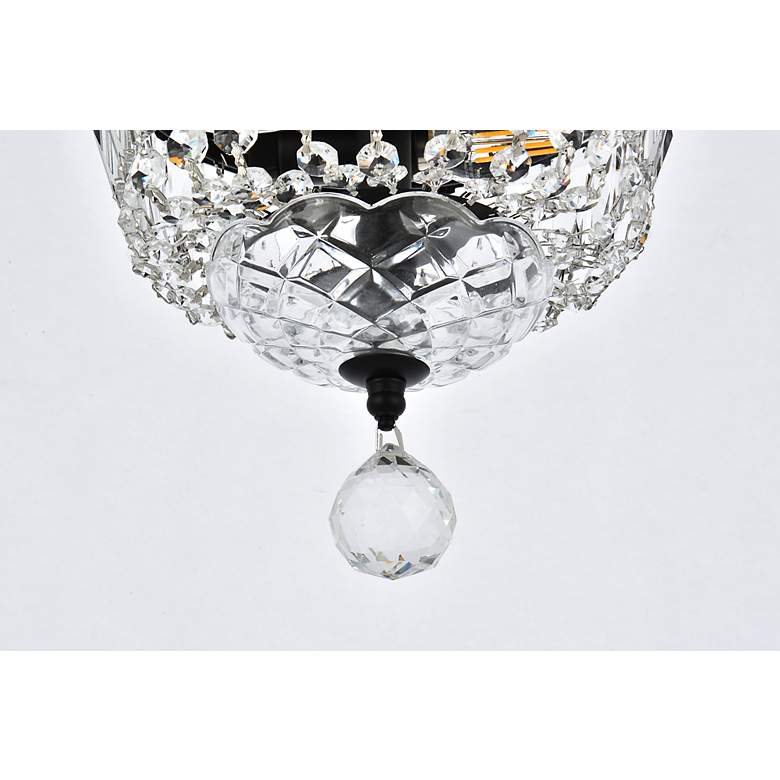Image 5 Tranquil 8" Black Flush Mount more views