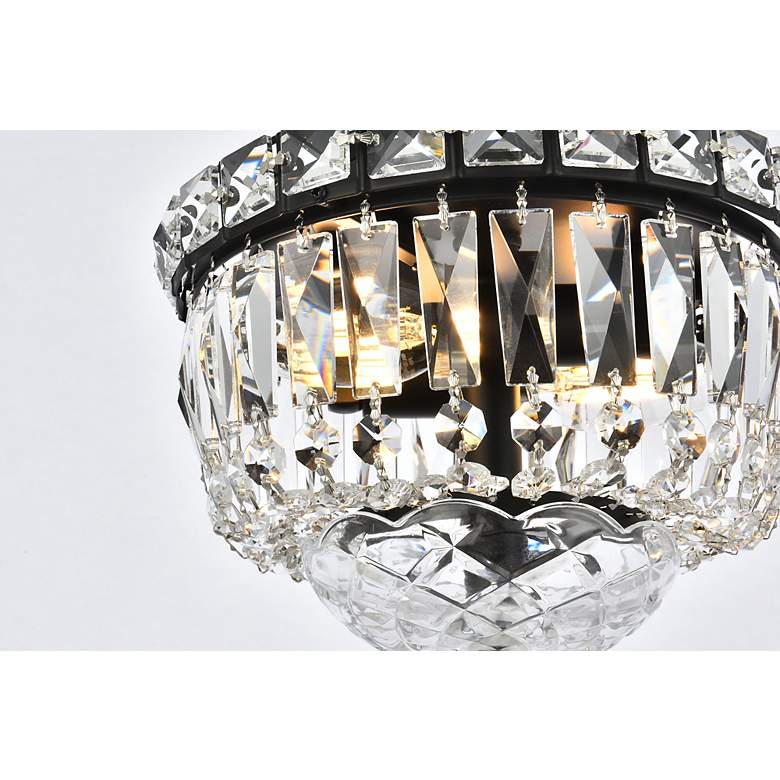 Image 6 Tranquil 8" Black Flush Mount more views