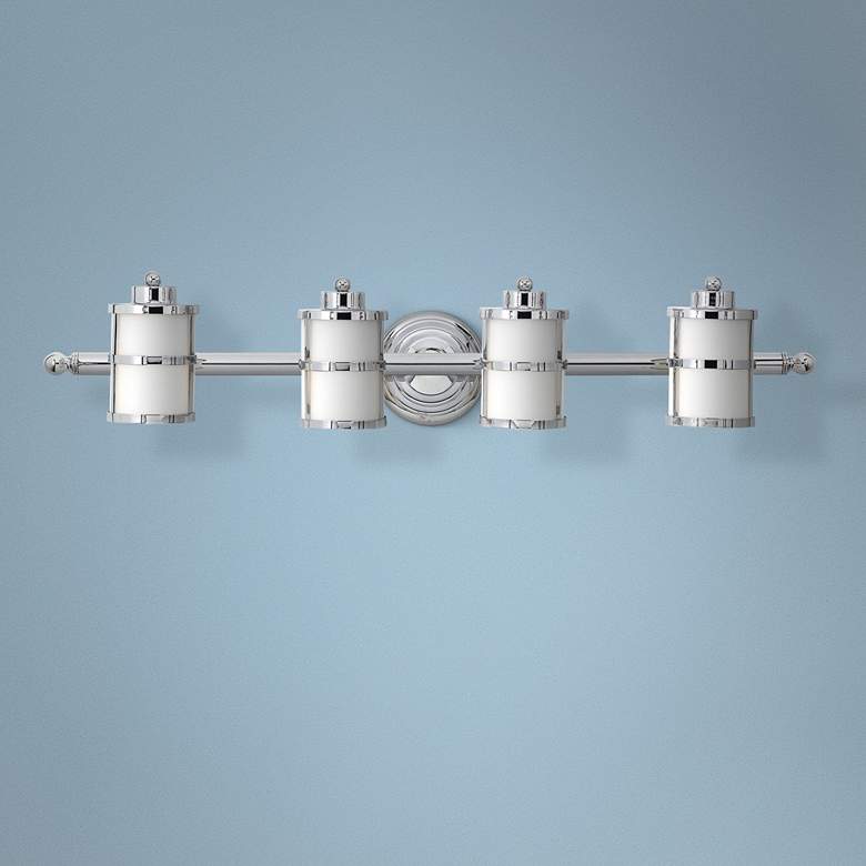 Tranquil Bay Collection 34&quot; Wide Bathroom Light Fixture