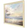 3_Tranquil Blue Shores 40"W x 40"H Framed Art more views