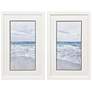 1_Tranquil Ocean 23"W x 36"H Coastal Framed Art Set of 2
