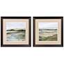 1_Tranquil Valley Views 19"W x 19"H Modern Framed Art Set of 2