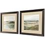 2_Tranquil Valley Views 19"W x 19"H Modern Framed Art Set of 2 more views