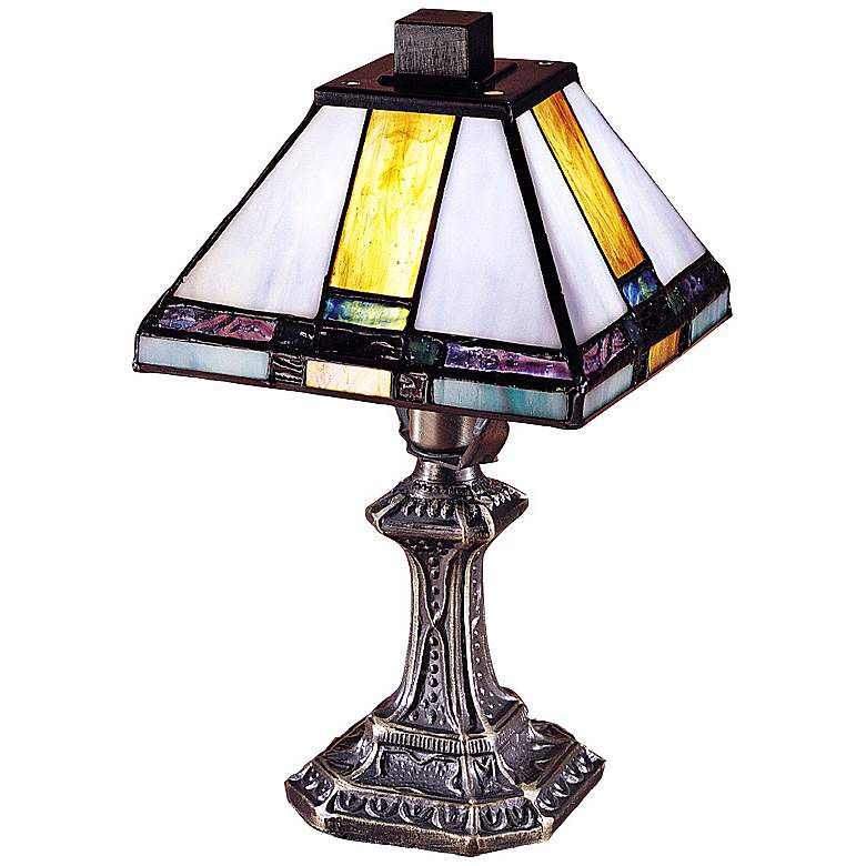 Image 2 Tranquility Mission 11" High Style Dale Tiffany Accent Lamp