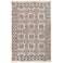 Trans-Ocean Bergen 6208/12 4'10"x7'6" Ivory Tile Area Rug