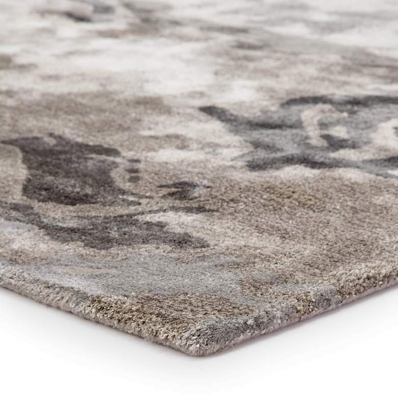 Image 3 Transcend Glacier TRD01 5'x8' Gray and Silver Area Rug more views