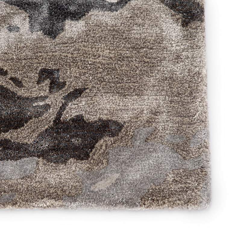 Image 5 Transcend Glacier TRD01 5'x8' Gray and Silver Area Rug more views