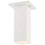Transformer 3" Wide White 120V  Flush Mount with White Acrylic Shade