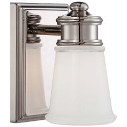 Transitional 5 3/4&quot; High Polished Nickel Wall Sconce
