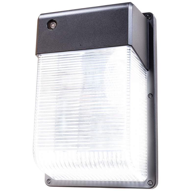 Image 1 Transitional Black 10 1/4 inch High LED Outdoor Wall Light