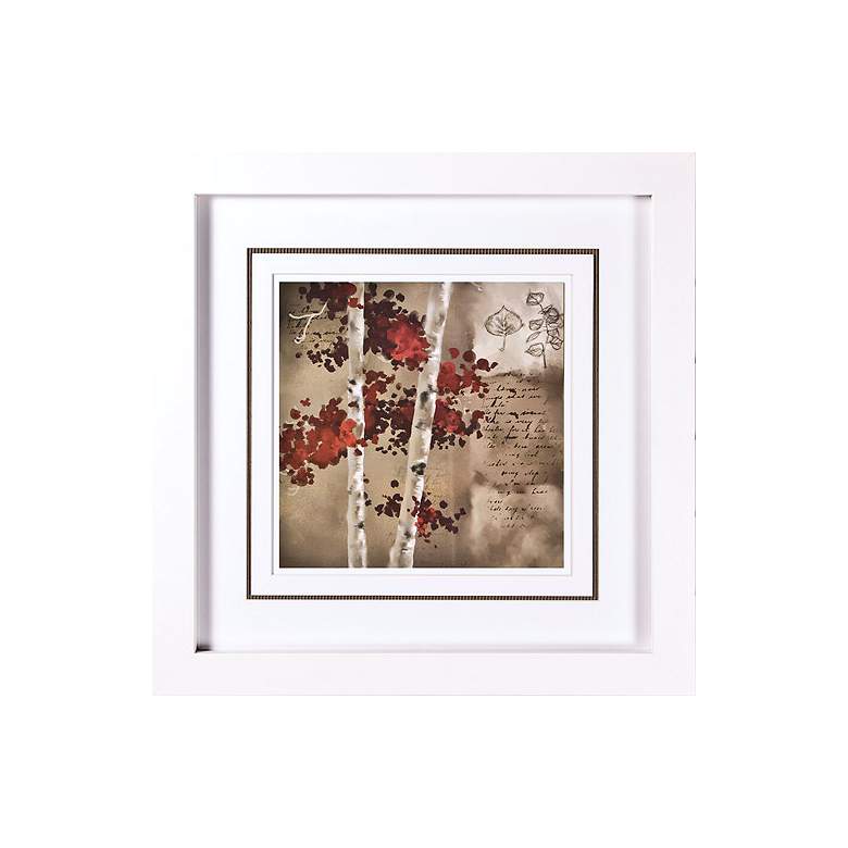 Image 1 Transitional II Print Under Glass 21 1/4 inch Square Wall Art