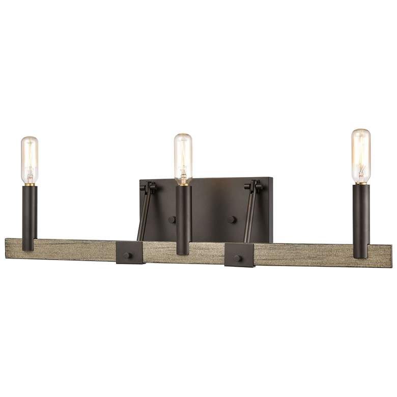 Image 1 Transitions 22 inch Wide 3-Light Vanity Light - Oil Rubbed Bronze