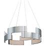 1_Trap 6"H x 20"W 1-Light Pendant in Chrome