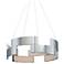 Trap 6"H x 20"W 1-Light Pendant in Chrome