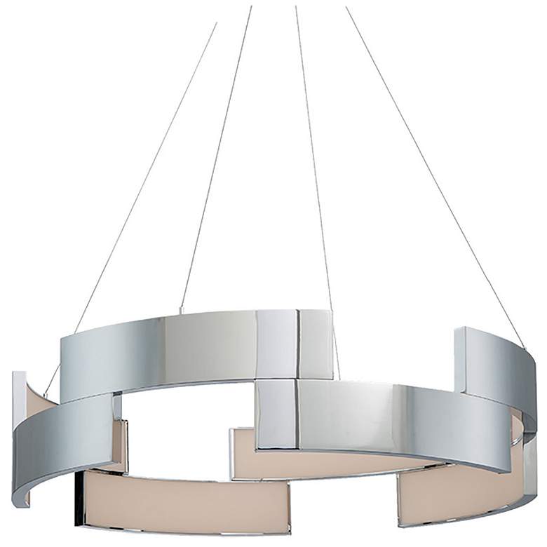 Image 1 Trap 7.5 inchH x 38 inchW 1-Light Pendant in Chrome