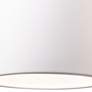 Trapezoid 7 3/4" Wide Bisque Ceramic Mini Pendant Light
