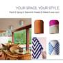 5_Trapezoid 7 3/4" Wide Bisque Ceramic Mini Pendant Light more views