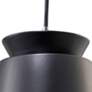 Trapezoid 7 3/4"W Matte Black Ceramic LED Mini Pendant Light