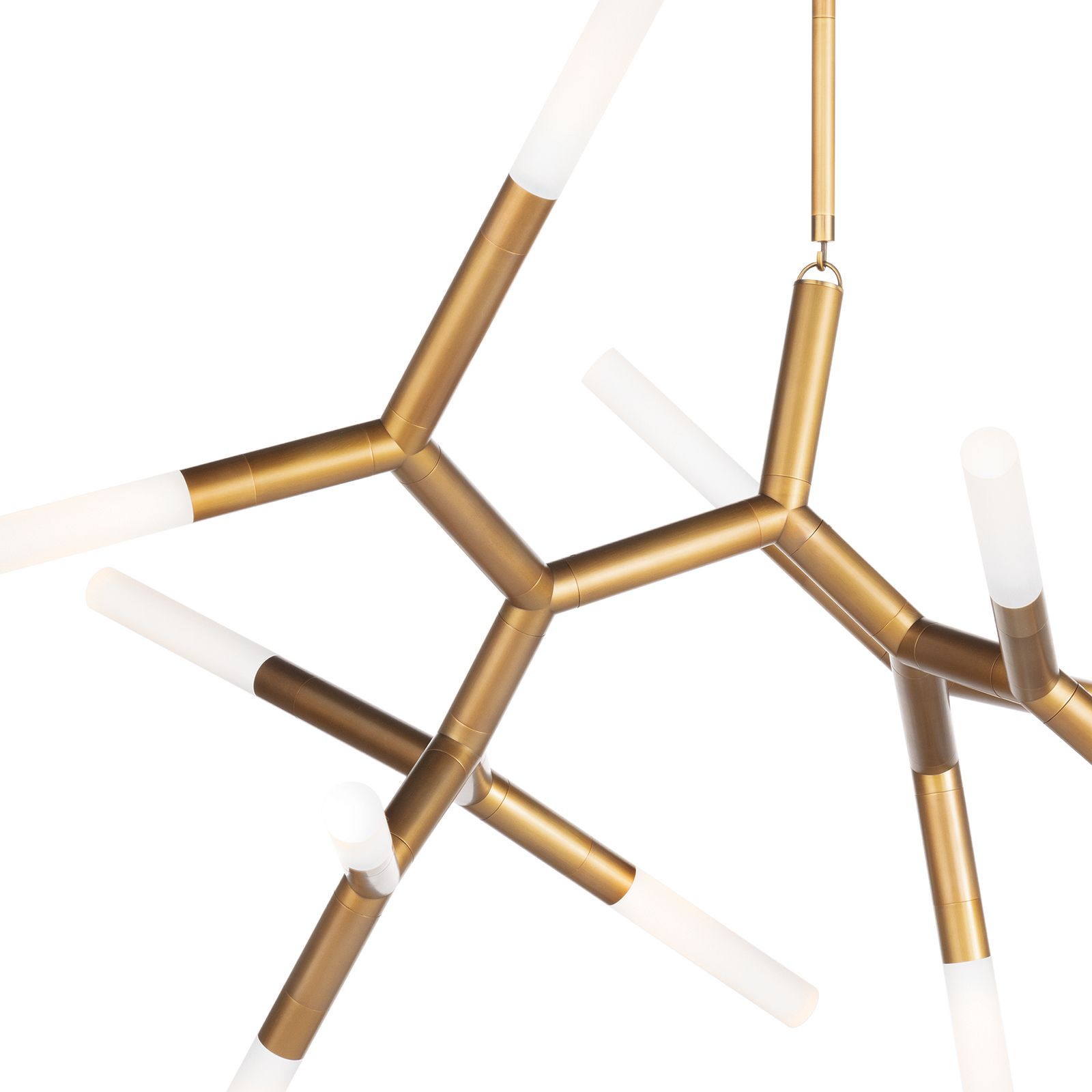 Image 3 Traveler Chandelier Large (Natural Brass) more views