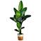 Travelers Palm 84"H Artificial Tree with Hand-made Basket