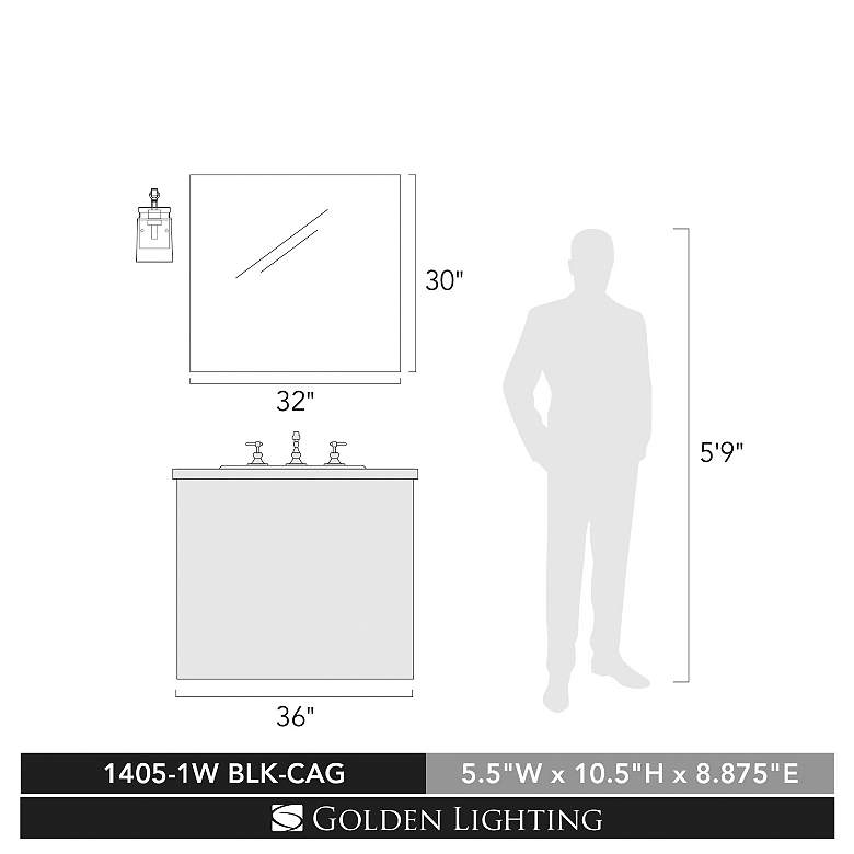 Image 4 Travers 10 1/2" High Black Wall Sconce more views