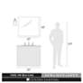 4_Travers 10 1/2" High Black Wall Sconce more views