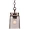 Travers 5 1/2" Wide Rubbed Bronze Nostalgic Mini Pendant