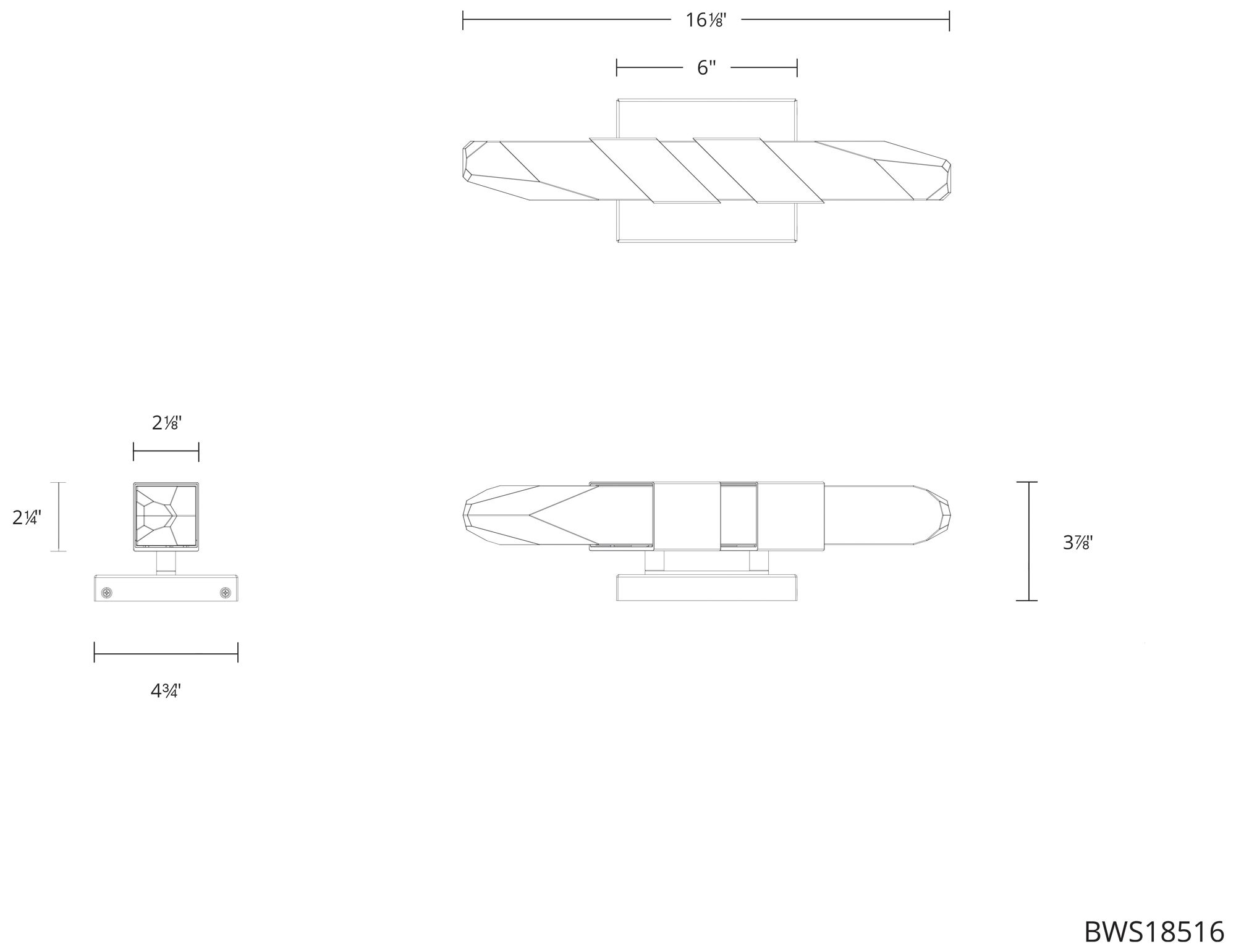 Image 6 Traverse 1 Light LED Bath Bar more views