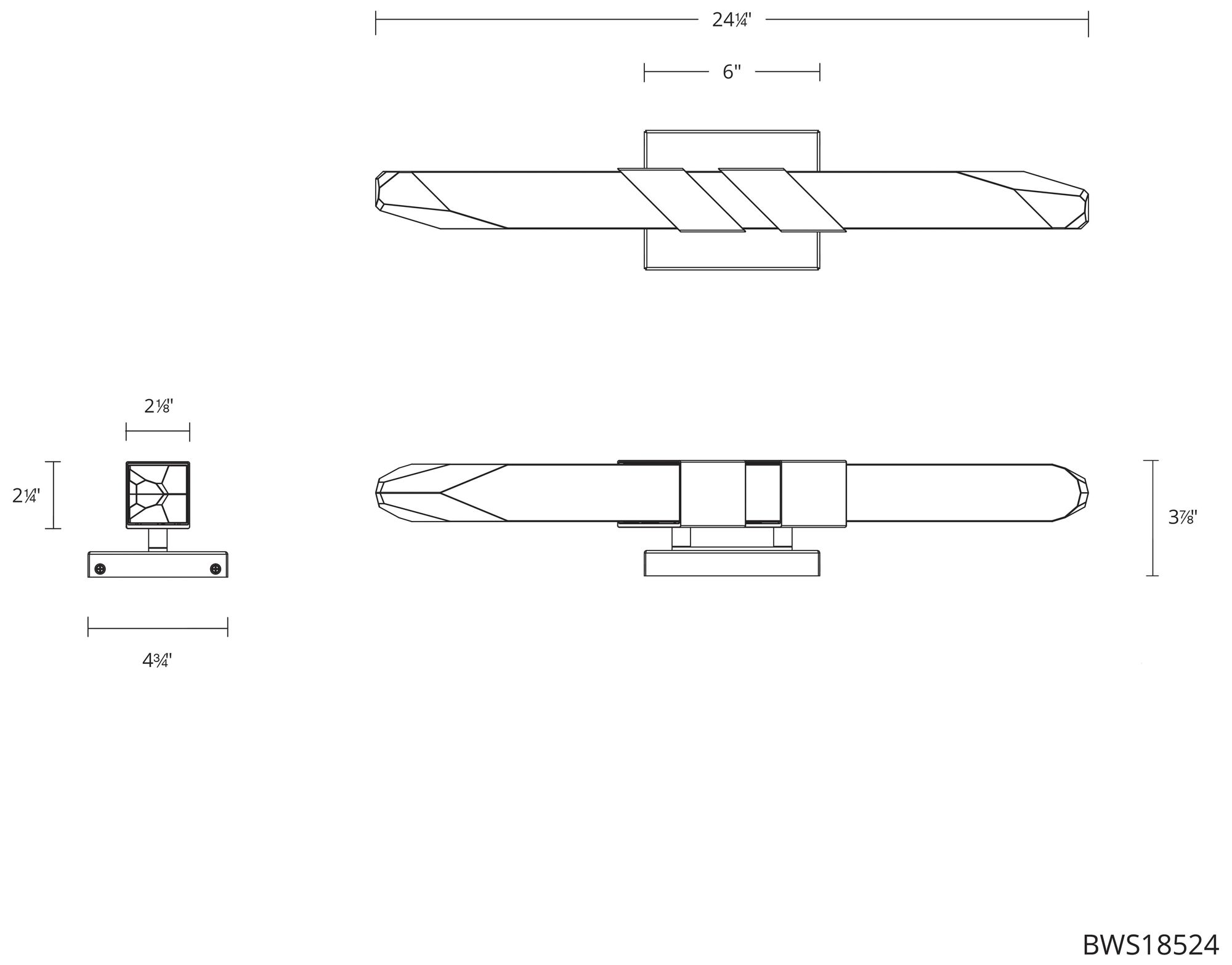 Image 5 Traverse 1 Light LED Bath Bar more views
