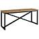 Traverse 71" Wide Pine Wood Consoile Table