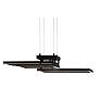 5_Traverse LED 35 1/2" Wide Black Geometric LED Pendant Light more views