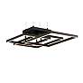 6_Traverse LED 35 1/2" Wide Black Geometric LED Pendant Light more views