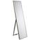 Traverse Moderno Pewter 18" x 64" Rectangular Floor Mirror