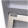 5_Traverse Moderno Pewter 18" x 64" Rectangular Floor Mirror more views
