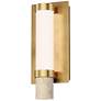 1_Travertine 1-Light LED Wall Sconce Travertine / Gold