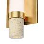 2_Travertine 1-Light LED Wall Sconce Travertine / Gold more views