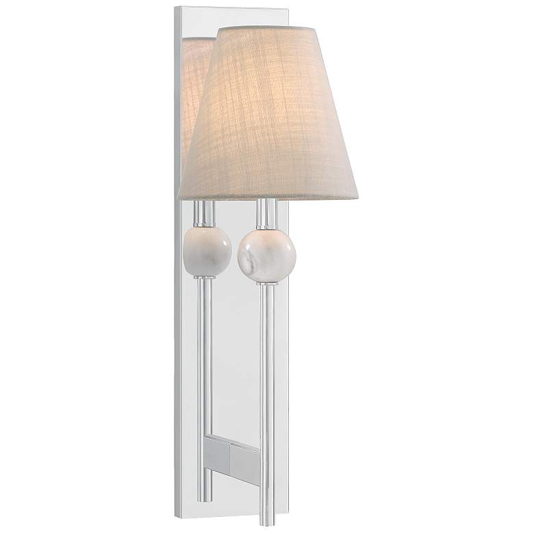 Image 1 Travis 1-Light Wall Sconce in Polished Chrome