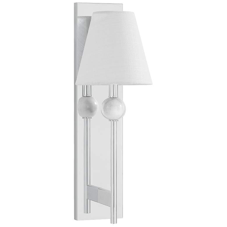 Image 2 Travis 1-Light Wall Sconce in Polished Chrome more views