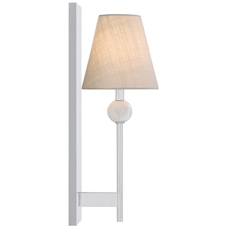 Image 5 Travis 1-Light Wall Sconce in Polished Chrome more views