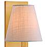 Thumbnail2 of Travis 1-Light Wall Sconce in Warm Brass more views