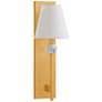 Thumbnail3 of Travis 1-Light Wall Sconce in Warm Brass more views