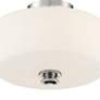 4_Travis 12 1/2" Wide Polished Nickel Drum Ceiling Light more views