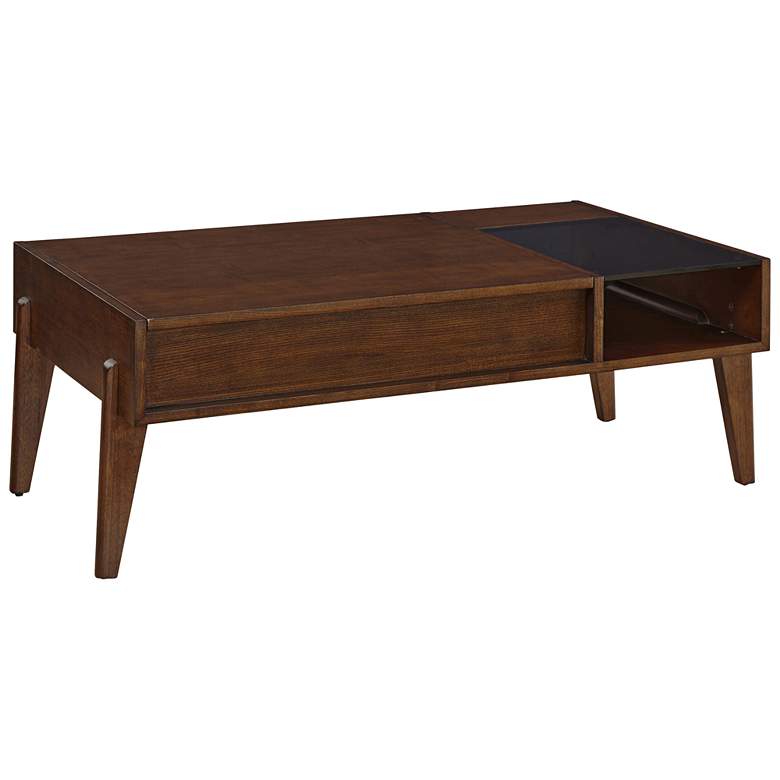 Image 1 Travis Medium Ash Wood Lift-Top Rectangular Coffee Table