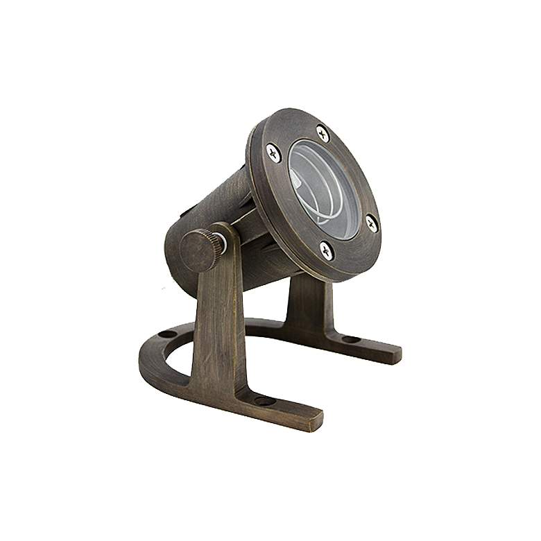 Image 1 Trawler 5 1/4" High Solid Brass Underwater Spot Light