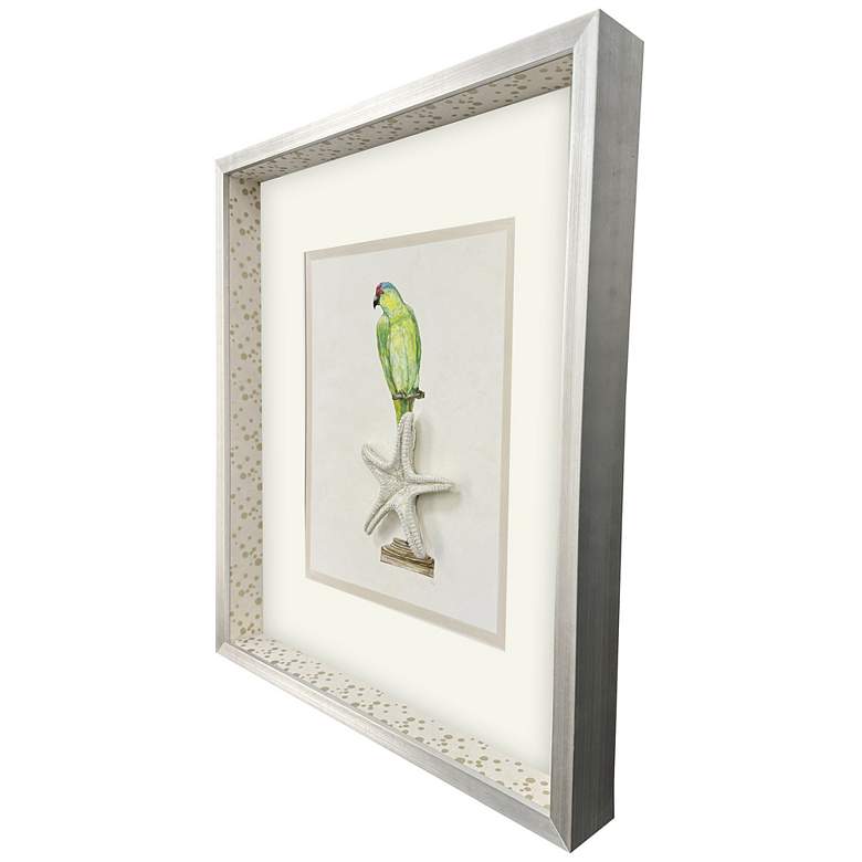 Image 2 Treasure Parrot II 23"W x 26"H Framed Art more views