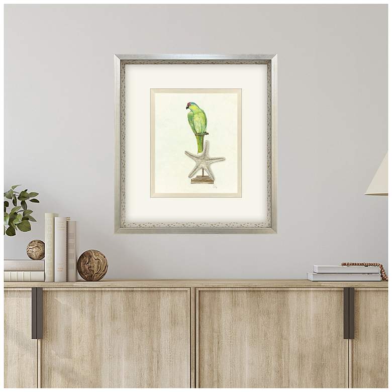 Image 4 Treasure Parrot II 23"W x 26"H Framed Art more views